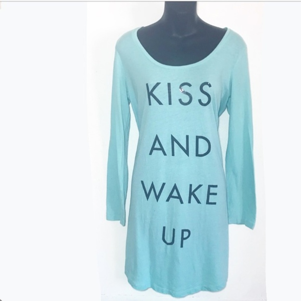 Victoria's Secret Light Blue Sleep Dress Large